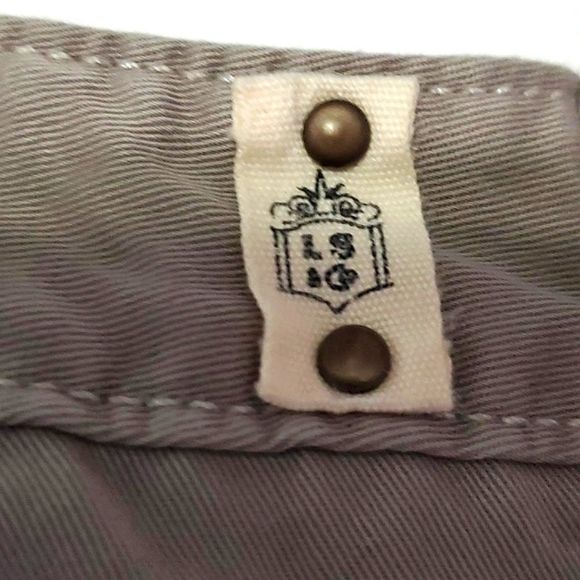 Levi's Mad Taupe Baggy High Rise Straight Leg Math Club College Trousers Pants 4 - Picture 11 of 14